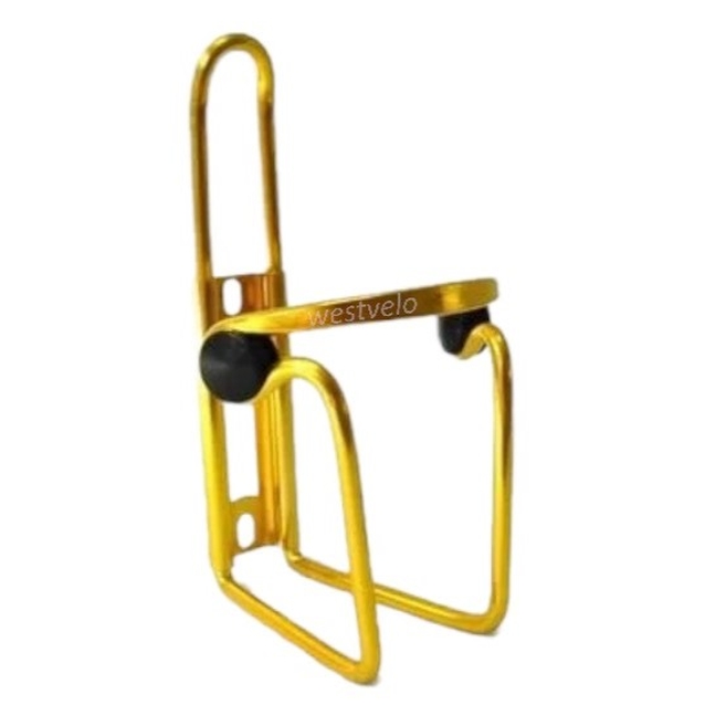 Фляготримач алюміній з пластмасовими вставками золотистий фото westvelo.com