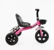 Дитячий велосипед 3-х колісний EVA (піна) Best Trike колеса 10-8, BS-14250 рожевий, сталева рама, кошик, бутилочка фото westvelo.com