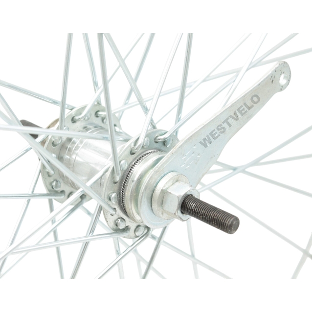 Колесо 26 зад, обід нікель, спиця 3мм, вт. Falcon + к-т фото westvelo.com