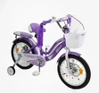 Дитячий велосипед 16 ST Corso «NICE» NC-16014 дискові гальма, фіолетовий фото westvelo.com