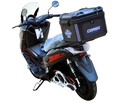 Електроскутер Corso «BRILLIANT» BR-808123, двигун 2000W, акумулятор 72V/32Ah, чорно-червоний + 1 ящик. акум, + 1 ящик. багажник