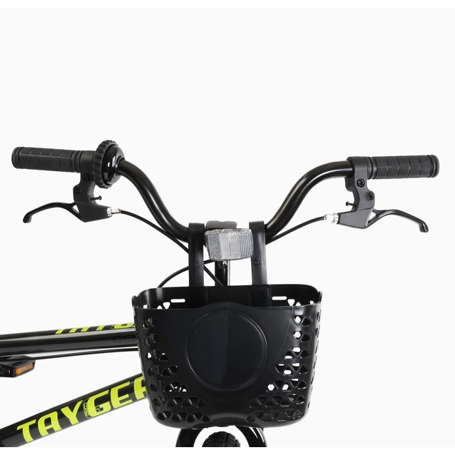 Дитячий велосипед 20 AL Corso «TAYGER»  TG-20831 алюмінієва рама, дискові гальма, чорно-жовтий фото westvelo.com