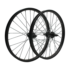 Колеса 20 обід чорний, перед + зад з втулкою Falcon (чорна) + к-т