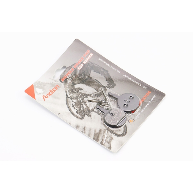 Колодки гальмівні дискові № 08 ANDSON (YL-1018) чорні фото westvelo.com