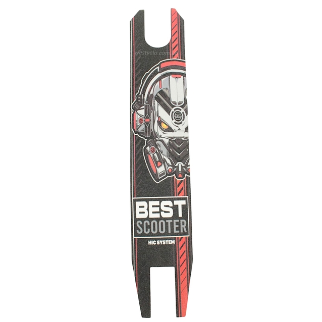 Наклейки для трюкового самоката Best Scooter (GM 10190) 49х9,5 червоне