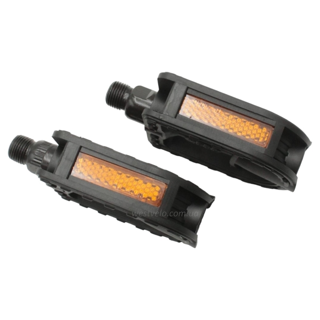 Педалі дитячі пластик NECO WP-148, чорні фото westvelo.com