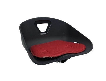 Крісло дитяче, пластик, на пряму раму, плоске, сіре