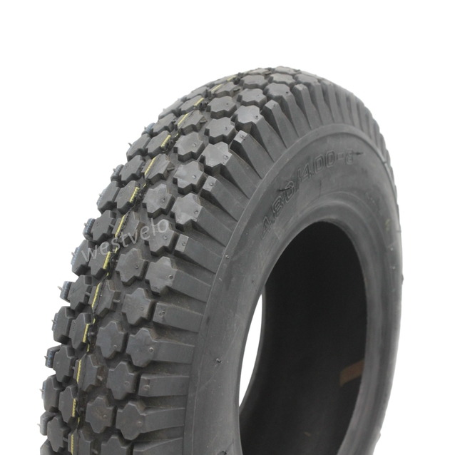 Покришка "8" 4.00-8 DELI TIRE Індонезія (356) 4PR шипована фото westvelo.com