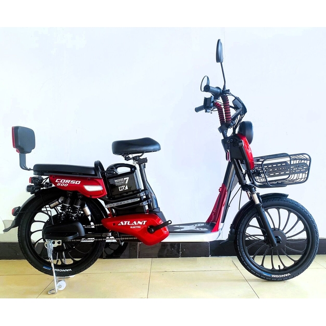 Електровелосипед 20 ST Corso «ATLANT» TL-76558 сталь, двигун 800W, акумулятор 48V20Ah літієвий, червоний фото westvelo.com