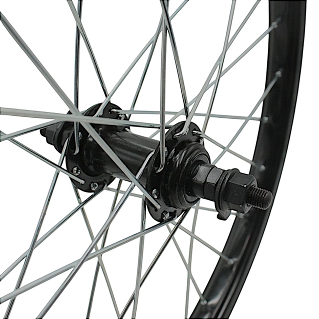 Колеса 20 обід чорний, перед + зад з втулкою Falcon (чорна) + к-т фото westvelo.com