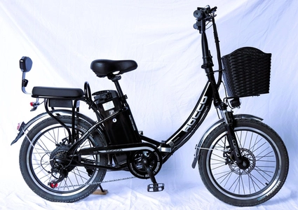 Електровелосипед 20 ST Corso «ROCCO» RC-20562 сталь складний, двигун 500W, акумулятор 48V20Ah літієвий, чорний