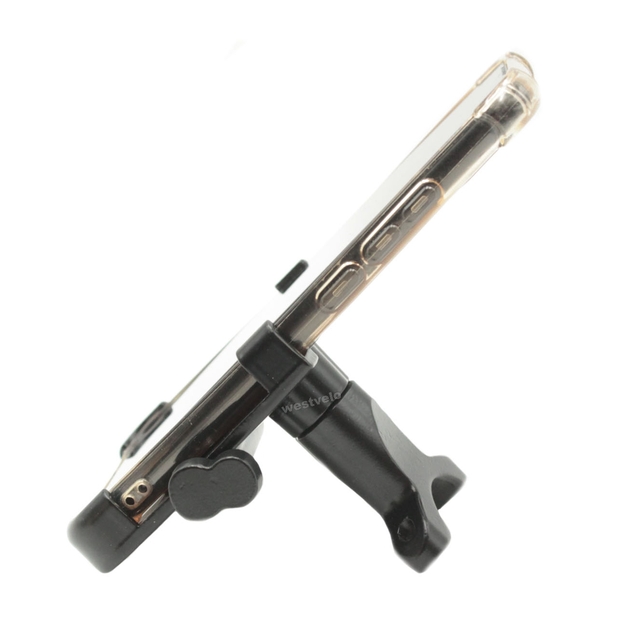 Тримач для телефону алюміній поворотний великий фото westvelo.com