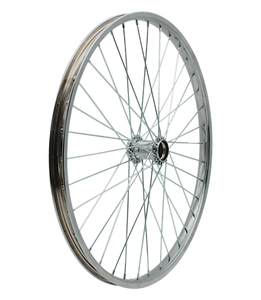 Колесо 24 (540) зад, обід нікель, спиця 3мм, стакан