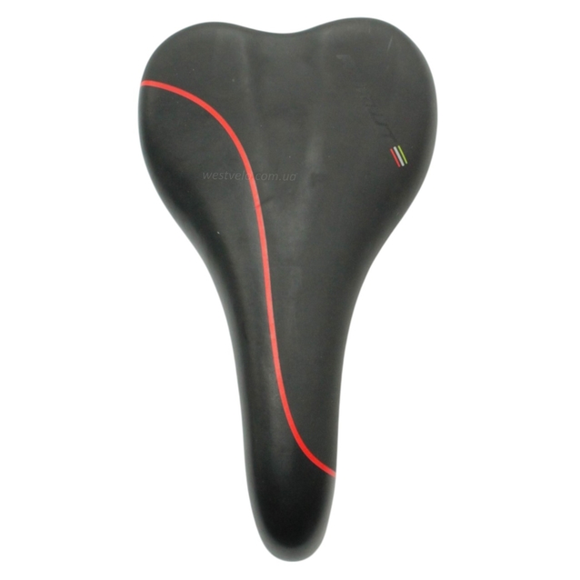 Сідло мтв AZIMUT чорне матово-глянцеве фото westvelo.com