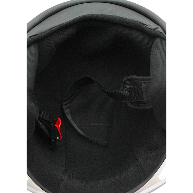 Мото шолом, відкритий "TOUKUI " 888, червоний глянцевий фото westvelo.com