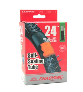 Камера 24. довгий ніпель AV 48mm CHAOYANG (1.95-2.125) самоклеюча (з антипрокольним гелем)