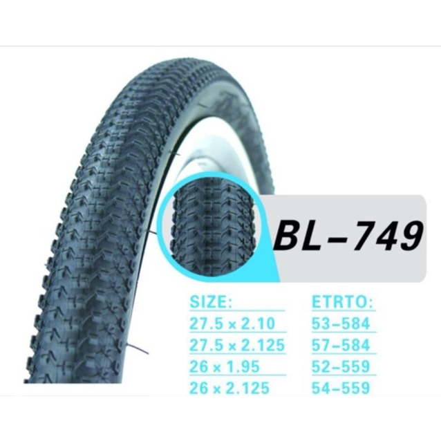 Покришка 27.5-2.125 BAOLUN (749) шип "зерно" фото westvelo.com