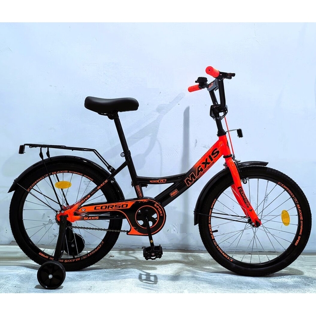 Дитячий велосипед 20 ST Corso «MAXIS» MX-35621 чорно-червоний фото westvelo.com