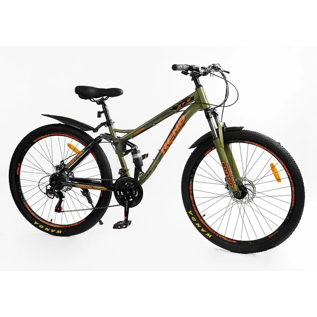 Велосипед 27.5 ST Corso «REND» RD-91533 сталь 15", (к-т SHIMANO) хакі фото westvelo.com