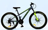 Велосипед 26 ST Corso «ENERGY» EN-26054 сталь 13", (к-т SHIMANO) графітово-салатовий фото westvelo.com