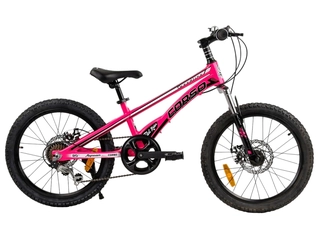 Велосипед 20 MG Corso «SPEEDLINE» MG-52782 магній 11", (к-т SHIMANO) рожевий