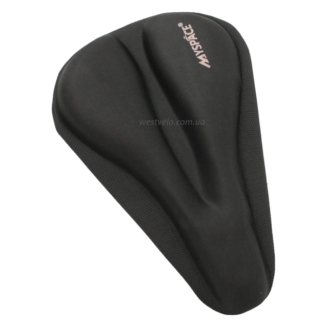 Чохол сідла чорний  MYSPACE (гелевий) черв фото westvelo.com