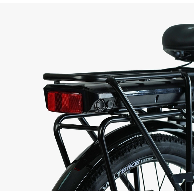 Електровелосипед 26 ST Corso «VOLT BIKE» ТВ-26033 сталь, дв 350W, акум 36V10Ah, чорний, без кошика фото westvelo.com