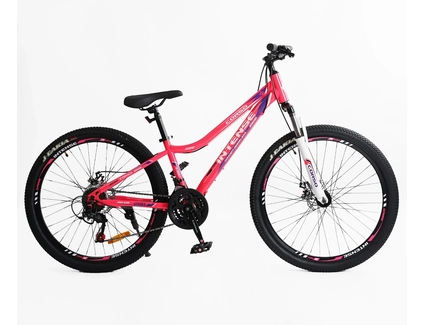 Велосипед 26 ST Corso «INTENSE» NT-26906 сталь 13", (к-т Saiguan) рожевий