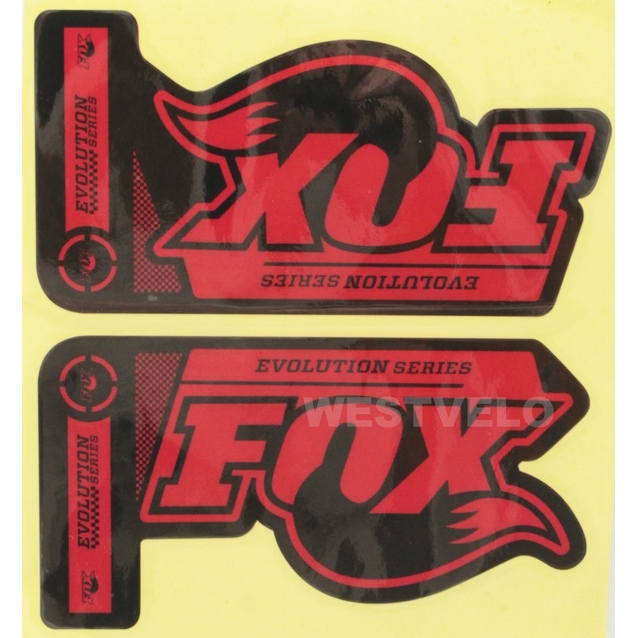Наклейки на вилку. FOX "прінт 4" фото westvelo.com
