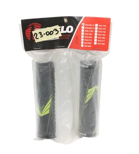 Гріпси VELO (VLG-851) з замком, L-130мм, шов-нитка, чорно-салатові (Тайвань)