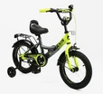 Дитячий велосипед 14 ST Corso «MAXIS» MX-64003 сіро-жовтий фото westvelo.com