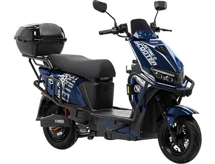 Електроскутер Corso «BULLET» BT-784127, двигун 2500W, акумулятор 72V 40Ah літій-залізо-фосфатний, синій, колеса 12"