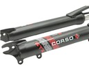 Вилка 24 аморт. різьб. CORSO (619) Ø25.4mm GTX чорно-червона, disk, шток L-150mm р.з L-45mm фото westvelo.com