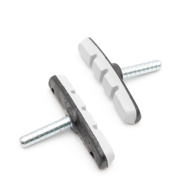 Колодки гальмівні кантиліверні штир ALHONGA червоні фото westvelo.com