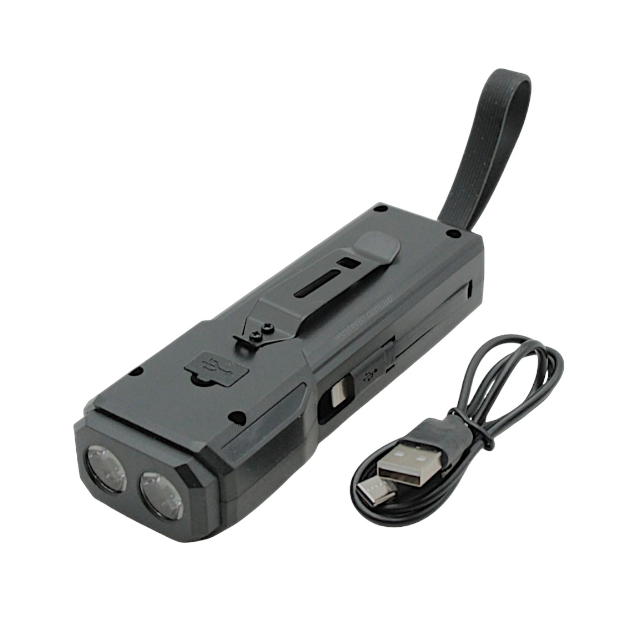 Фара Power bank Z828-2x3W+COB