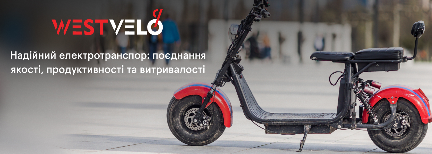 електричний транспорт купити оптом від WestVelo