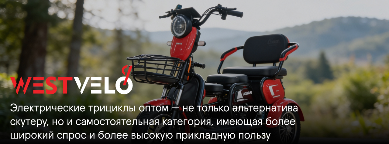 электрический трицикл оптом