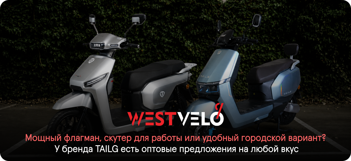 электроскутеры Tailg оптом