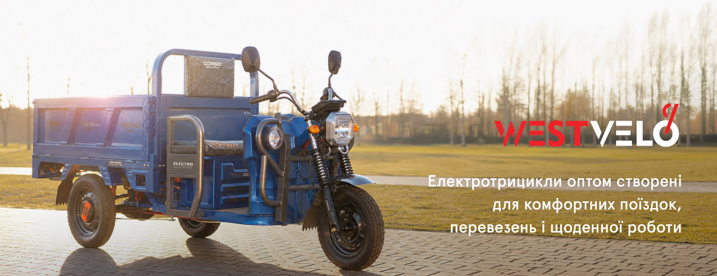 електричний трицикл оптом
